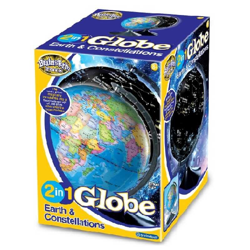 Globe 2 en 1, Terre la journée, Univers la nuit
