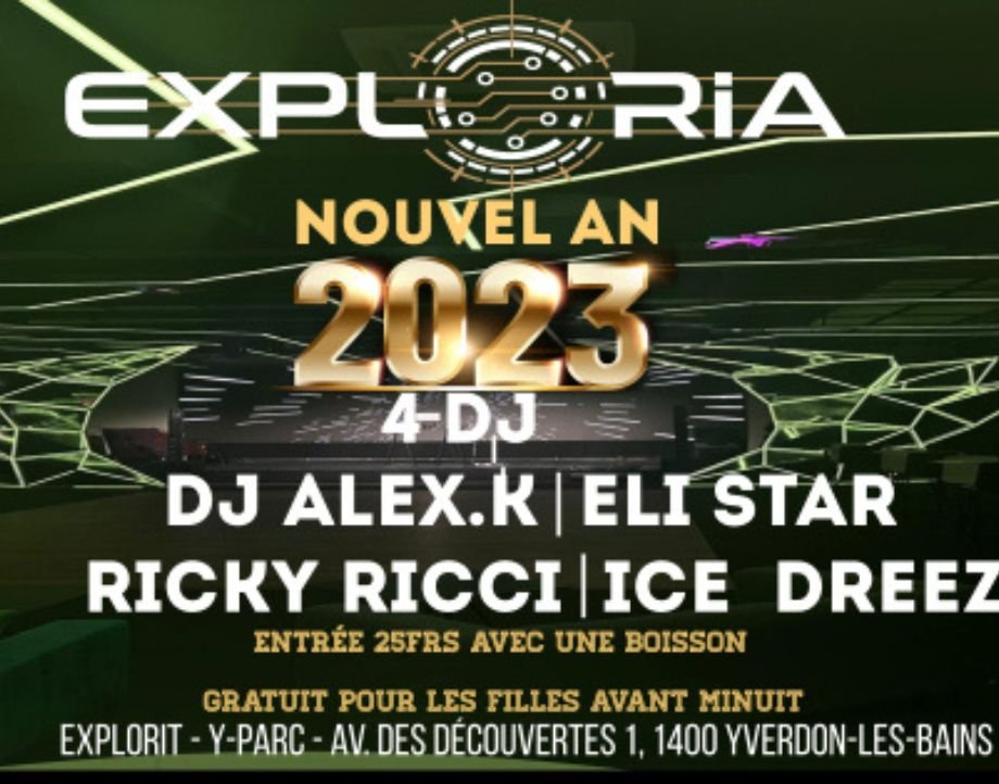 Nouvel An Clubbing DJ à Exploria