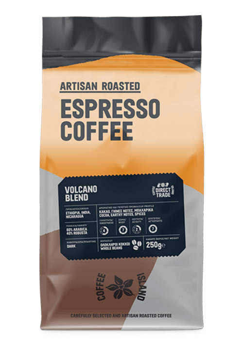 Espresso Volcano Blend preemballe 250g