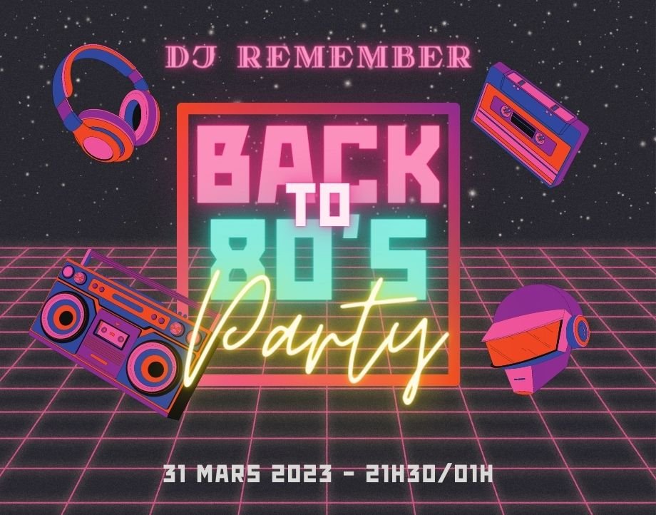 Back to 80's Party