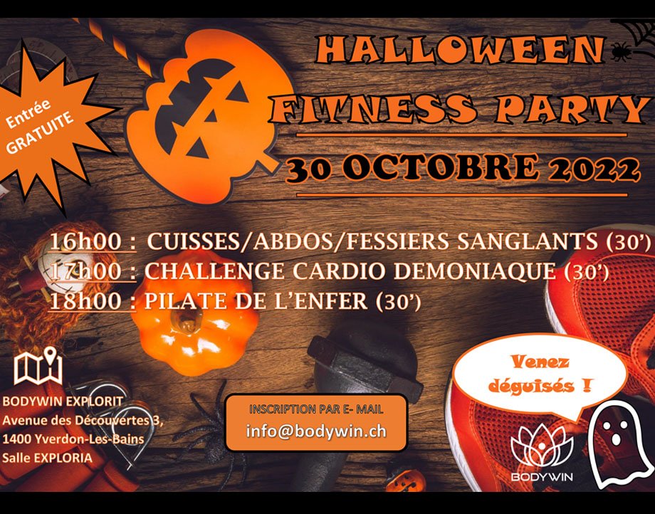 Halloween au Fitness Bodywin