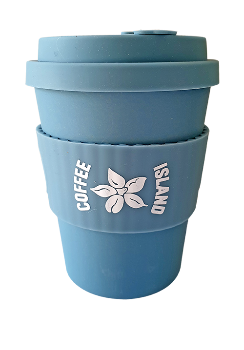 Ecoffee Tasse réutilisable - bleu/gris 350 ml